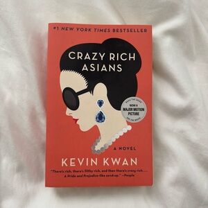 3/$15 Crazy Rich Asians paperback Novel